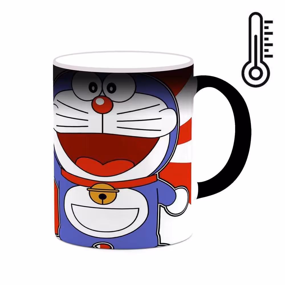 ماگ حرارتی کاکتی طرح کارتون Doraemon مدل mgh22540