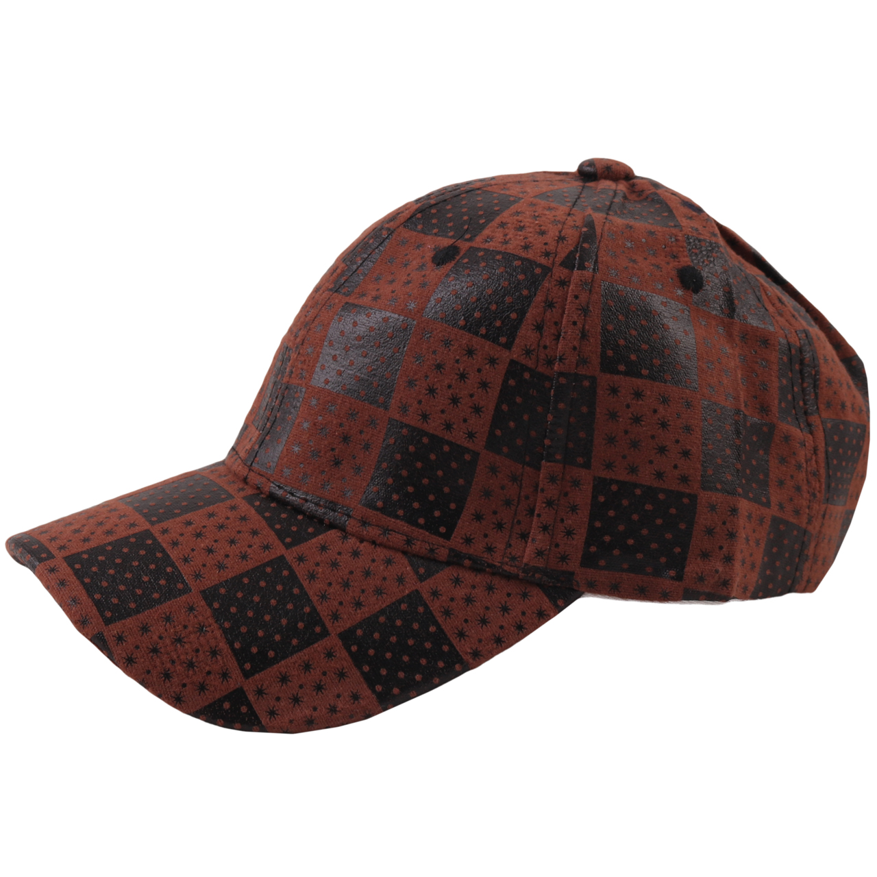 کلاه کپ بچگانه طرح چهارخانه کد PJ-111313