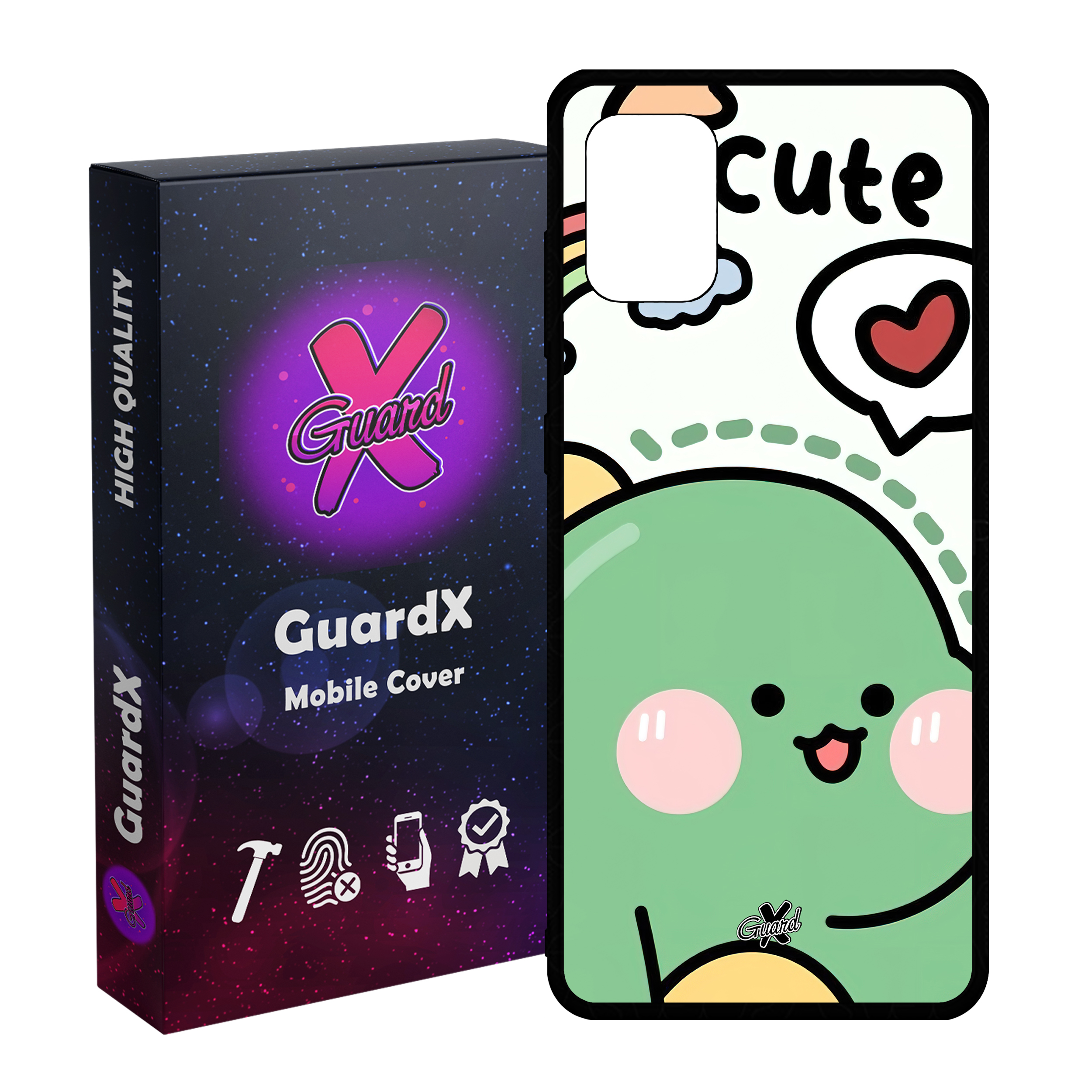 کاور گارد ایکس طرح Cute مدل Glass10561 مناسب برای گوشی موبایل سامسونگ Galaxy A51 4G