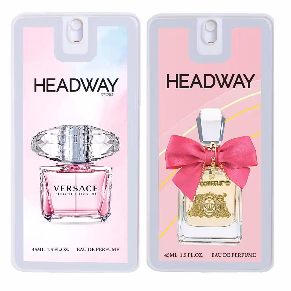 عطر جیبی زنانه هدوی مدل ورساچه برایت کریستال و ویوا لا جویسی حجم 45 میلی لیتر مجموعه 2 عددی