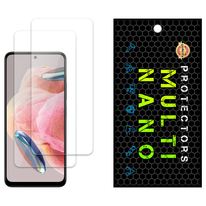 محافظ صفحه نمایش مولتی نانو مدل X-S2N مناسب برای گوشی موبایل شیائومی Redmi Note 12 4G بسته دو عددی | کالا برتری