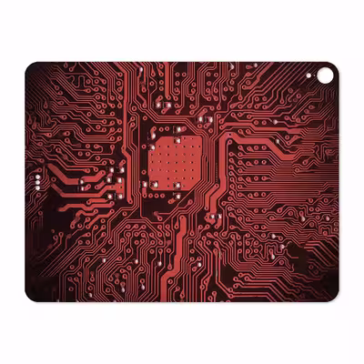 برچسب پوششی ماهوت مدل Red Printed Circuit Board مناسب برای تبلت اپل iPad Pro 12.9 (GEN 3) 2018 A1895