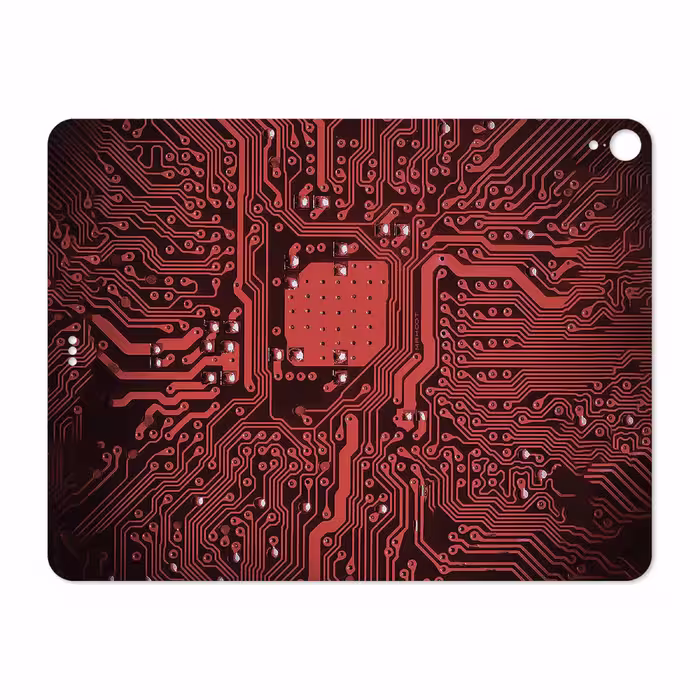 برچسب پوششی ماهوت مدل Red Printed Circuit Board مناسب برای تبلت اپل iPad Pro 12.9 (GEN 3) 2018 A1895
