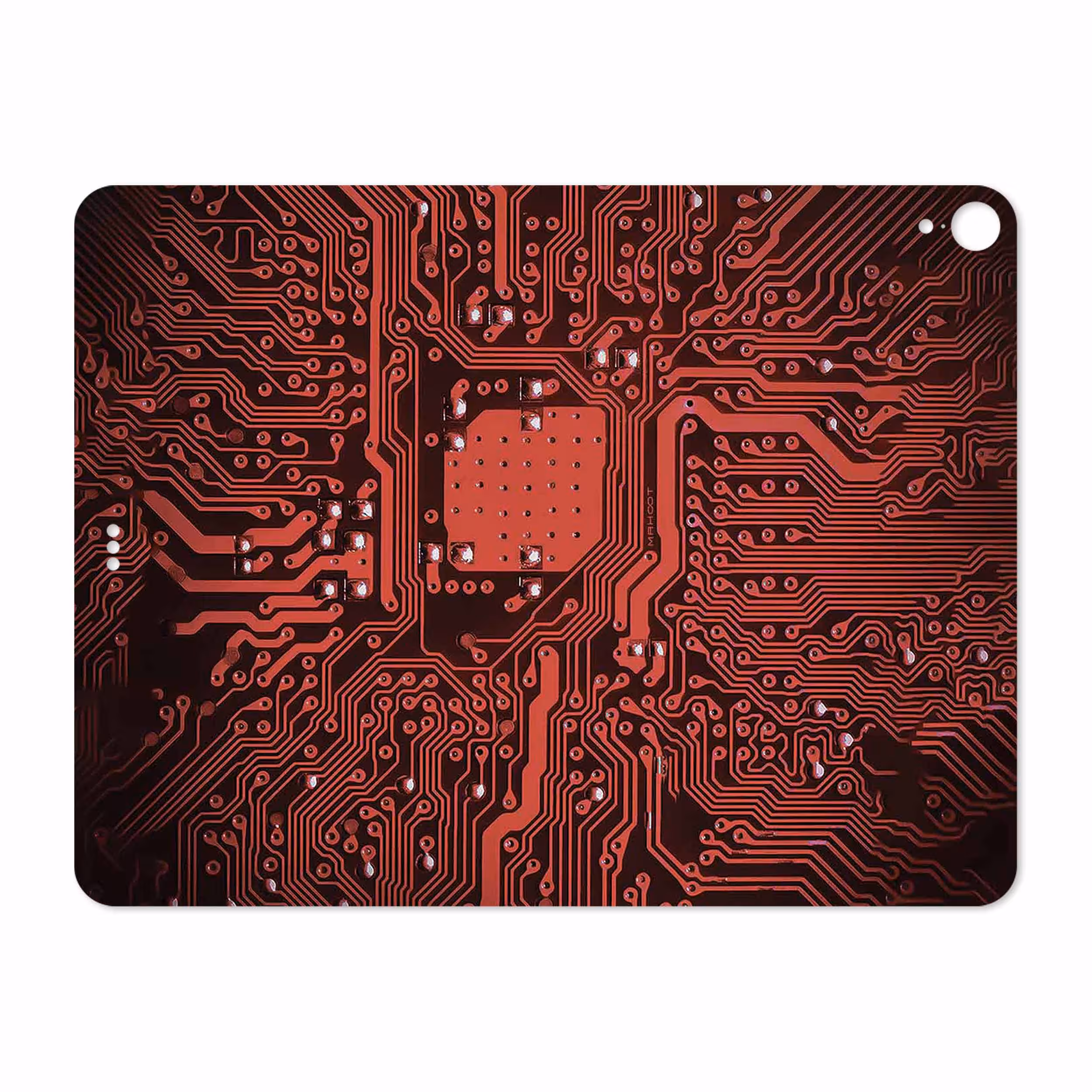 برچسب پوششی ماهوت مدل Red Printed Circuit Board مناسب برای تبلت اپل iPad Pro 12.9 (GEN 3) 2018 A1895