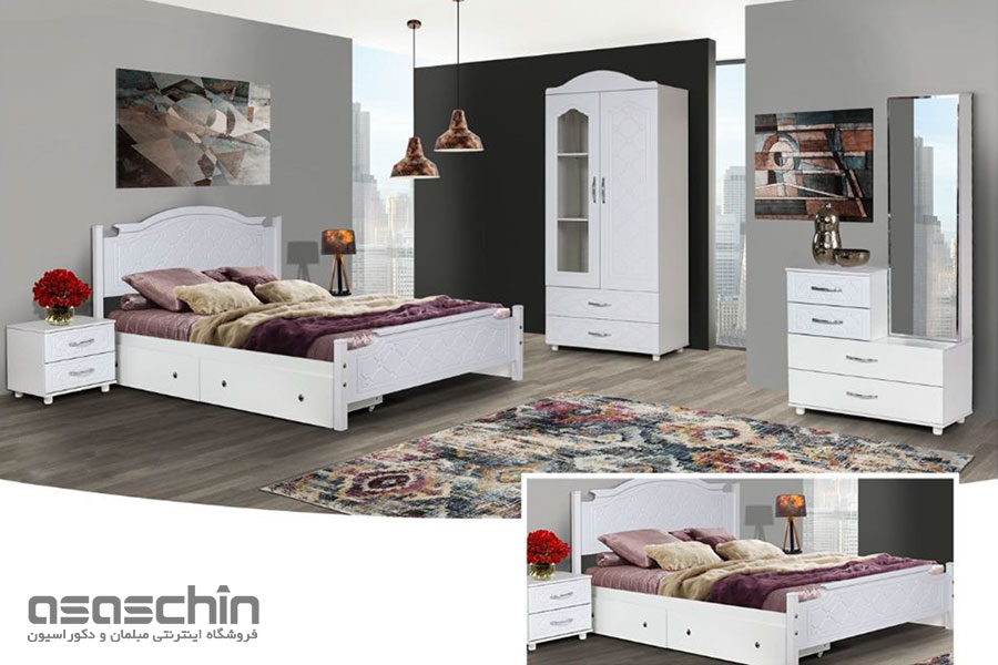 تخت خواب دو نفره آدرین