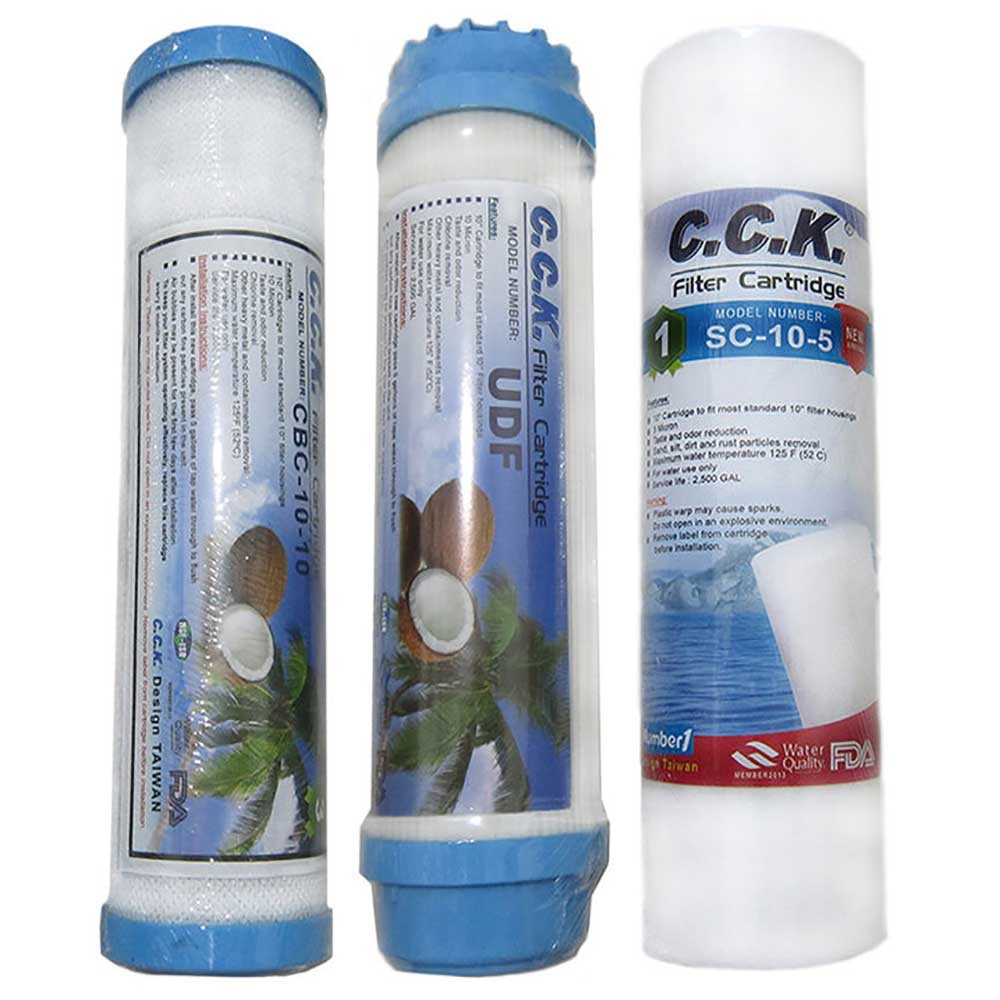 فیلتر مرحله یک تا سه  سی سی کا تصفیه آب خانگی