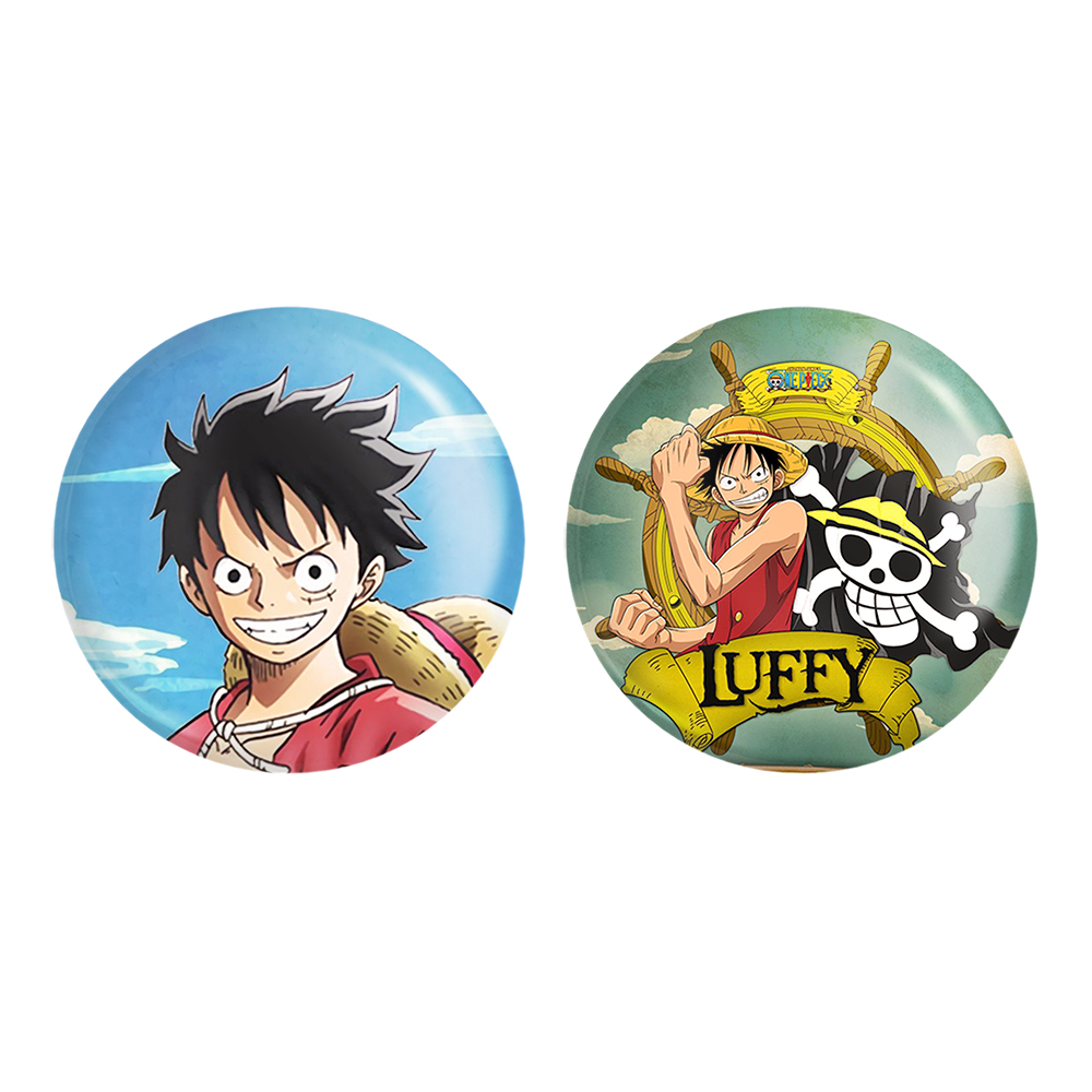 پیکسل خندالو مدل لوفی انیمه وان پیس One Piece کد 1053210533 مجموعه 2 عددی
