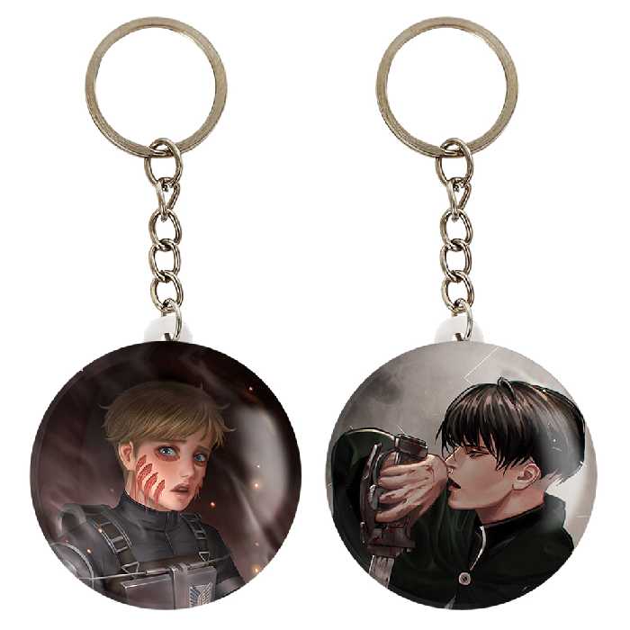 جاکلیدی خندالو مدل ارمین آرلرت و لیوای آکرمن انیمه اتک آن تایتان کد 1096110965 مجموعه 2 عددی