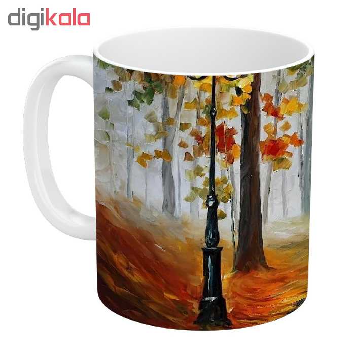ماگ طرح نقاشی پاییز مدل NI1073