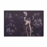 تابلو شاسی عرش مدل انیمه شبدر سیاه Black Clover کد As1460 | دنیای قاب