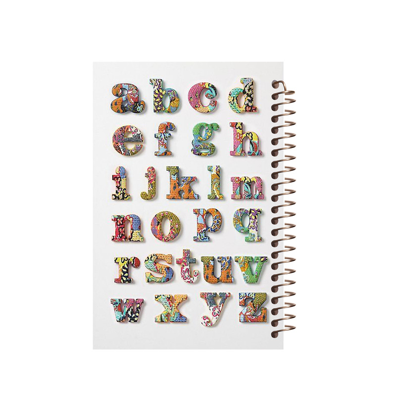 دفتر لغت مشایخ طرح حروف انگیلیسی کد 9030