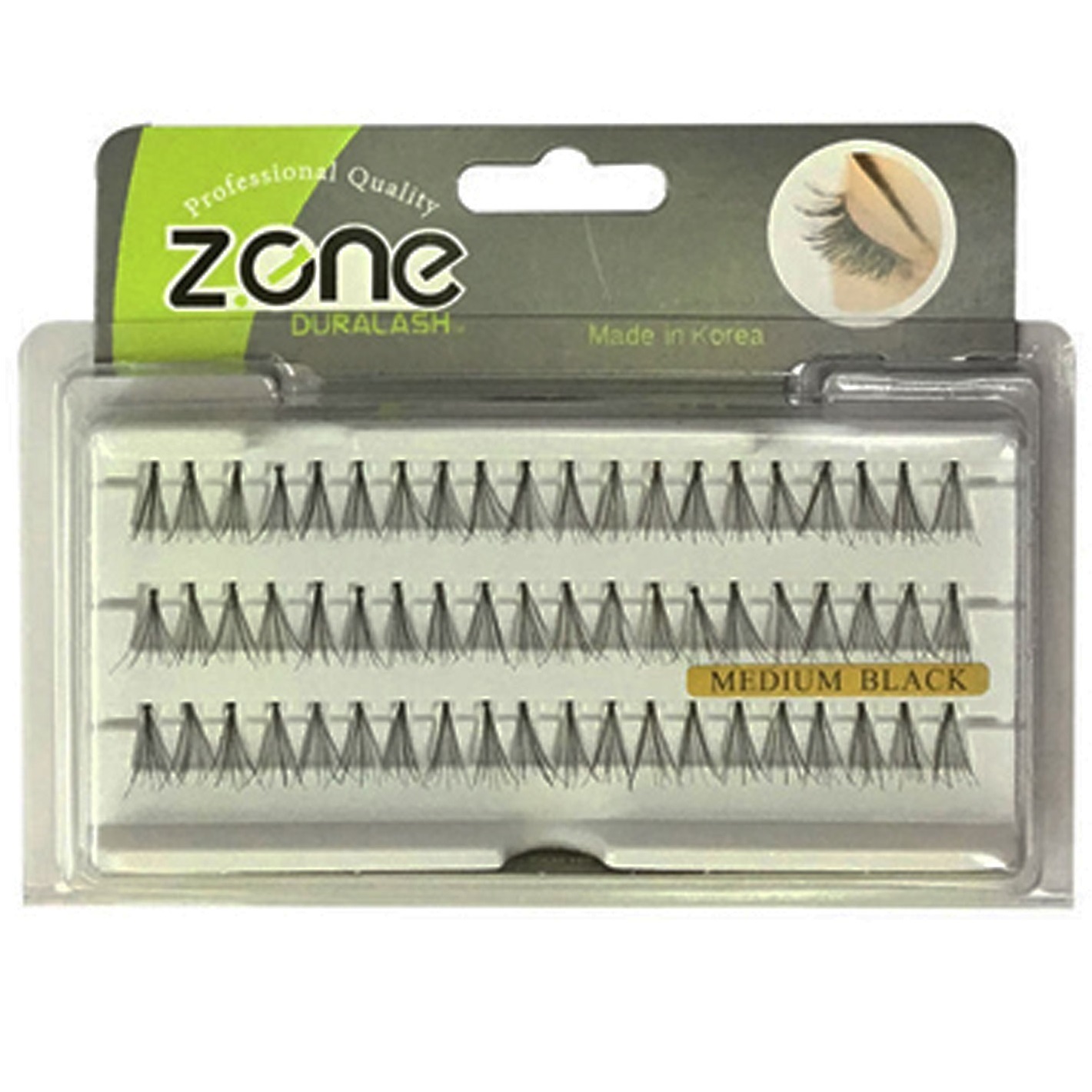 زد وان استند مژه گره ای دانه ای برند Z.ONE مدل MEDIUM BLACK