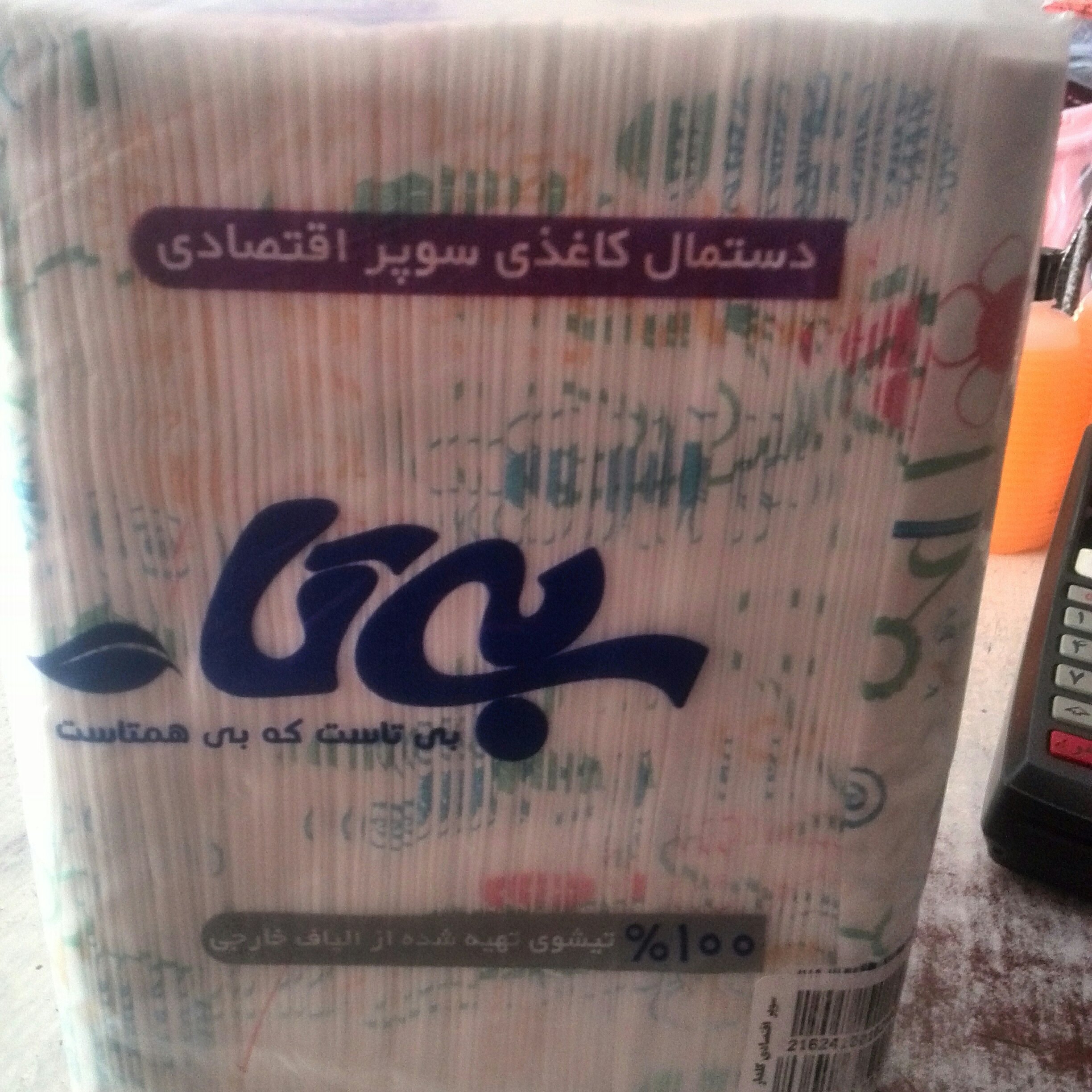 دستمال کاغذل گلدار بی تا 300 برگی