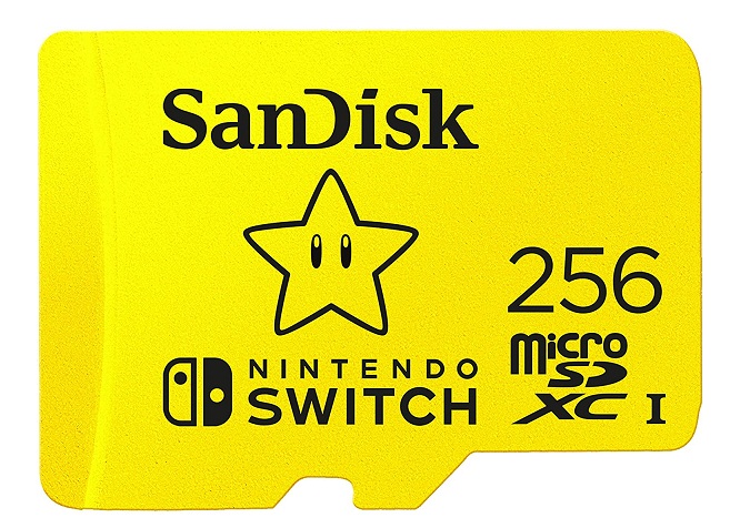کارت حافظه  سن دیسک مدل Nintendo Switch UHS-I microSDXC با ظرفیت 256 گیگابایت