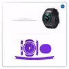 برچسب ماهوت طرح Purple-Fiber مناسب برای ساعت هوشمند سامسونگ Galaxy Gear S2