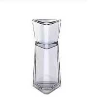 ظرف بسته بندی زعفران - ظرف کریستالی الماس نیم مثقال (کد12)