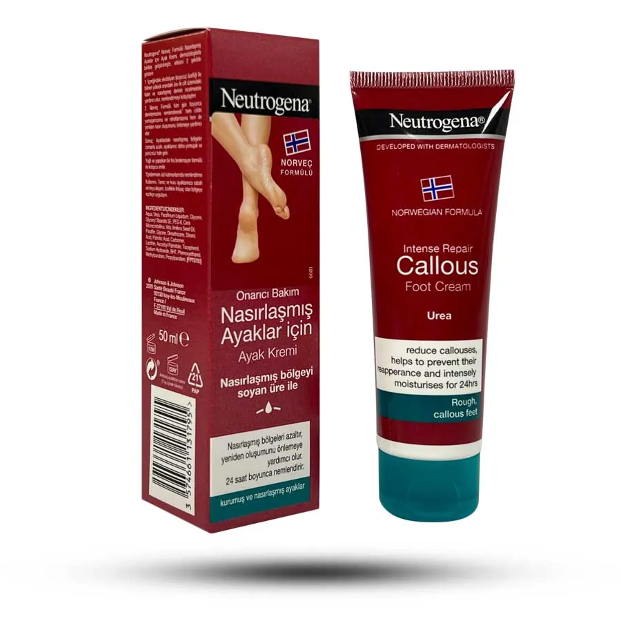 کرم رفع ترک پا نوتروژینا مناسب پوست ترک خورده و پینه دار حجم 50 میل