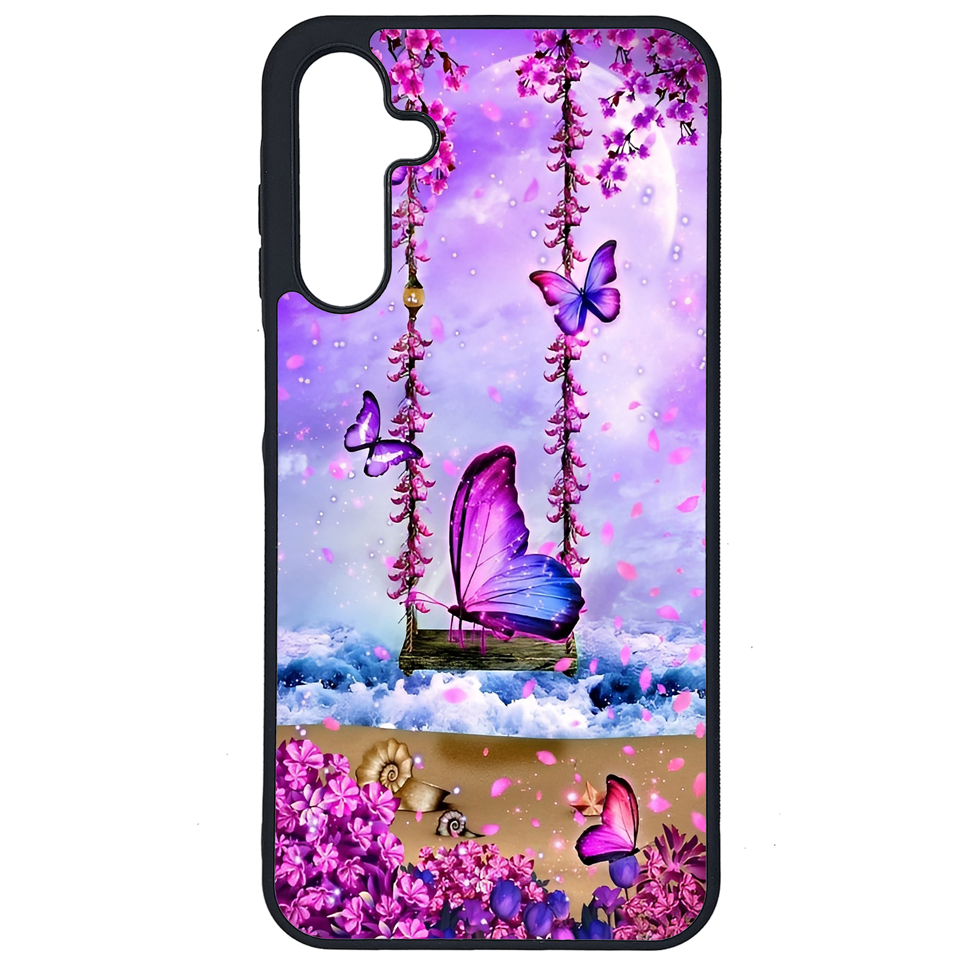 کاور طرح پروانه کد G-028 مناسب برای گوشی موبایل سامسونگ Galaxy A15 4G / A15 5G | دیجی قاب دونی