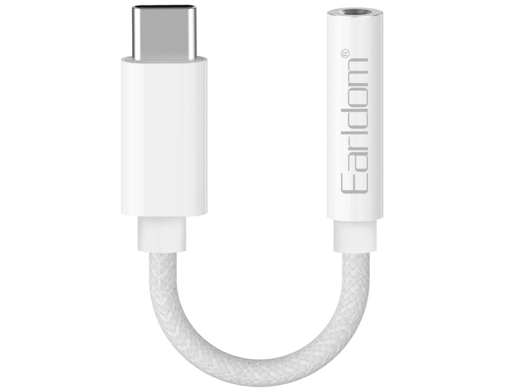 کابل تبدیل تایپ سی به جک 3.5 میلیمتری ارلدام Earldom ET-OT69 Type-C TO 3.5mm Audio adapter