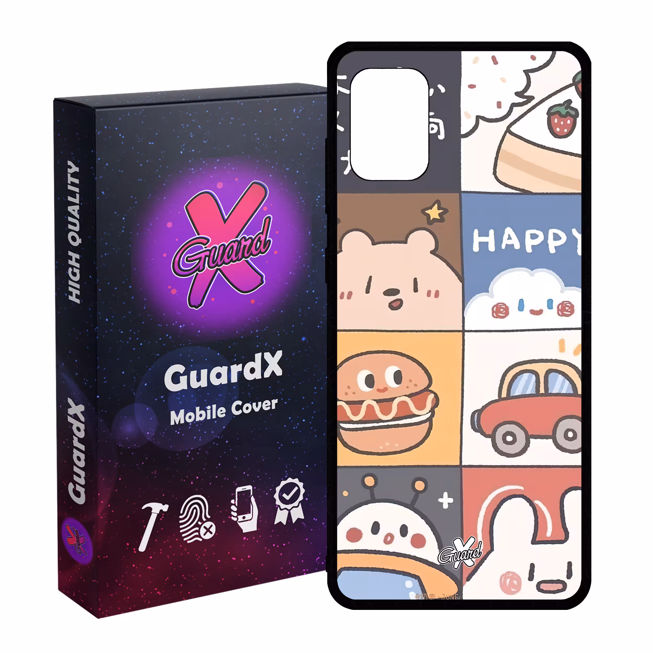 کاور گارد ایکس طرح دخترانه مدل Glass10513 مناسب برای گوشی موبایل سامسونگ Galaxy A31