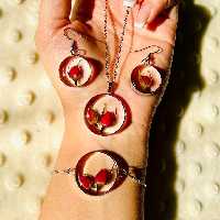 نیم ست رزینیزیبای رز مینیاتوری