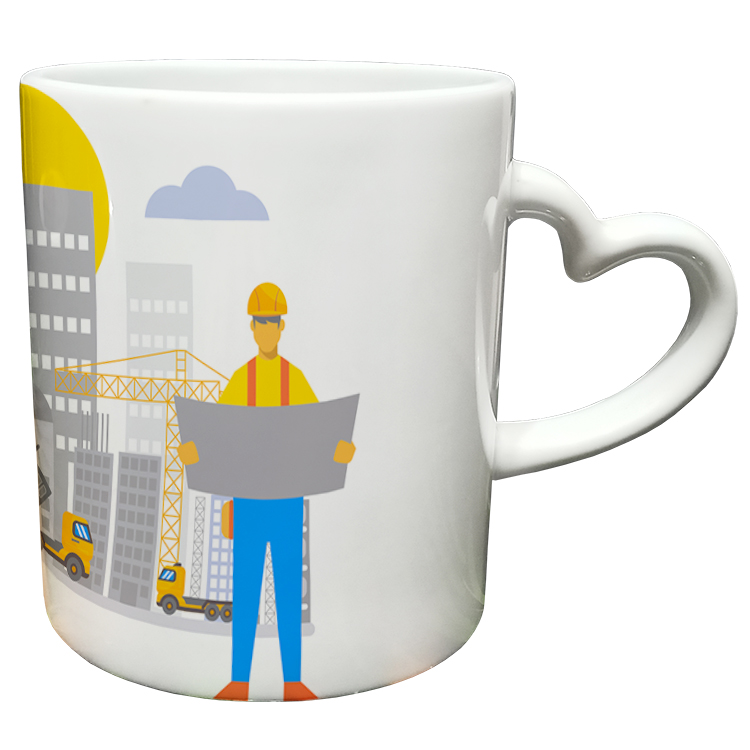 ماگ مدل دسته قلبی طرح مهندس کد 98