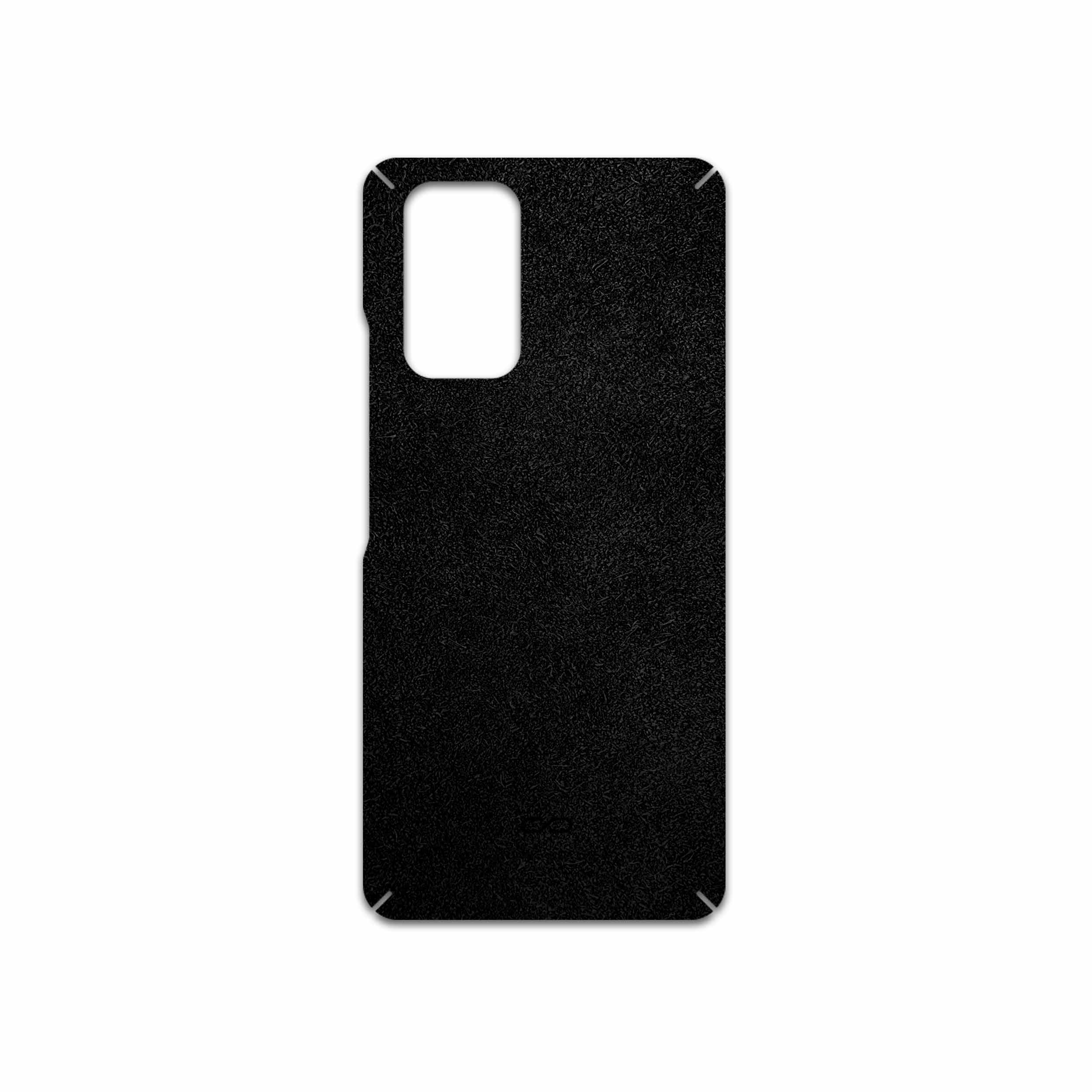 برچسب پوششی ماهوت مدل Black-Chamois-Leather مناسب برای گوشی موبایل شیائومی Redmi Note 10 Pro Max
