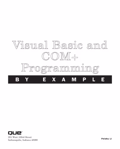 خرید و دانلود نسخه کامل کتاب Visual Basic and COM  Programming by Example (By Example)