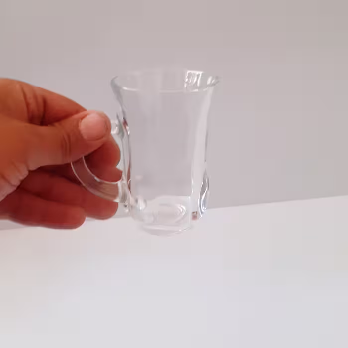 فنجان شیشه و بلور اصفهان مدل تارا بسته 6 عددی