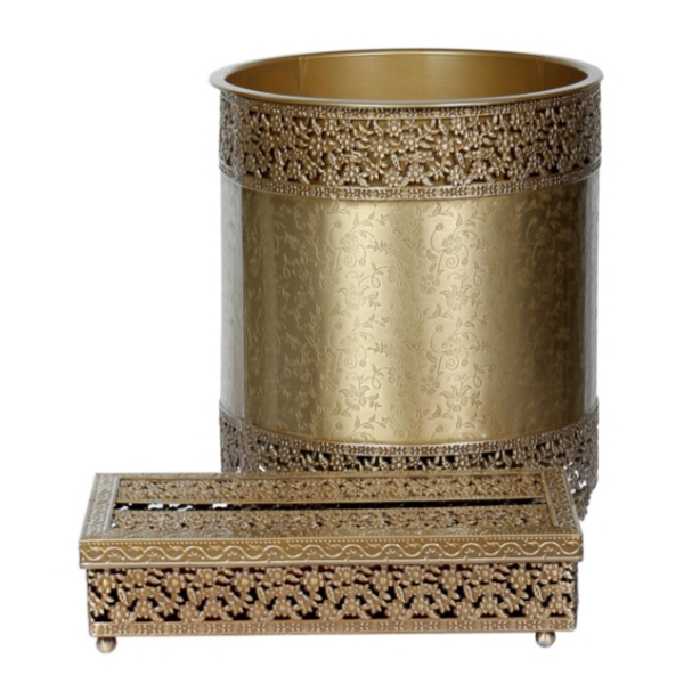 ست سطل زباله و جا دستمال کاغذی کد S021