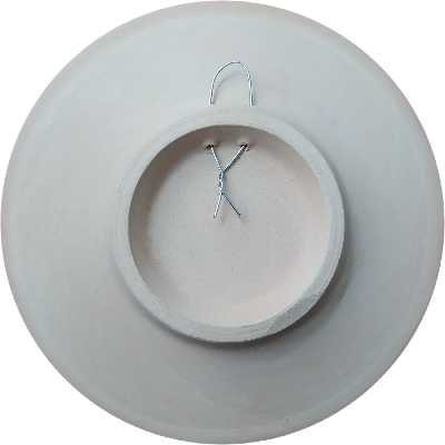 بشقاب دیوارکوب سفالی مدل تابستان کد 2 مجموعه 3 عددی