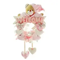 آویز تزیینی اتاق کودک طرح خرس نانان مدل Welcome
