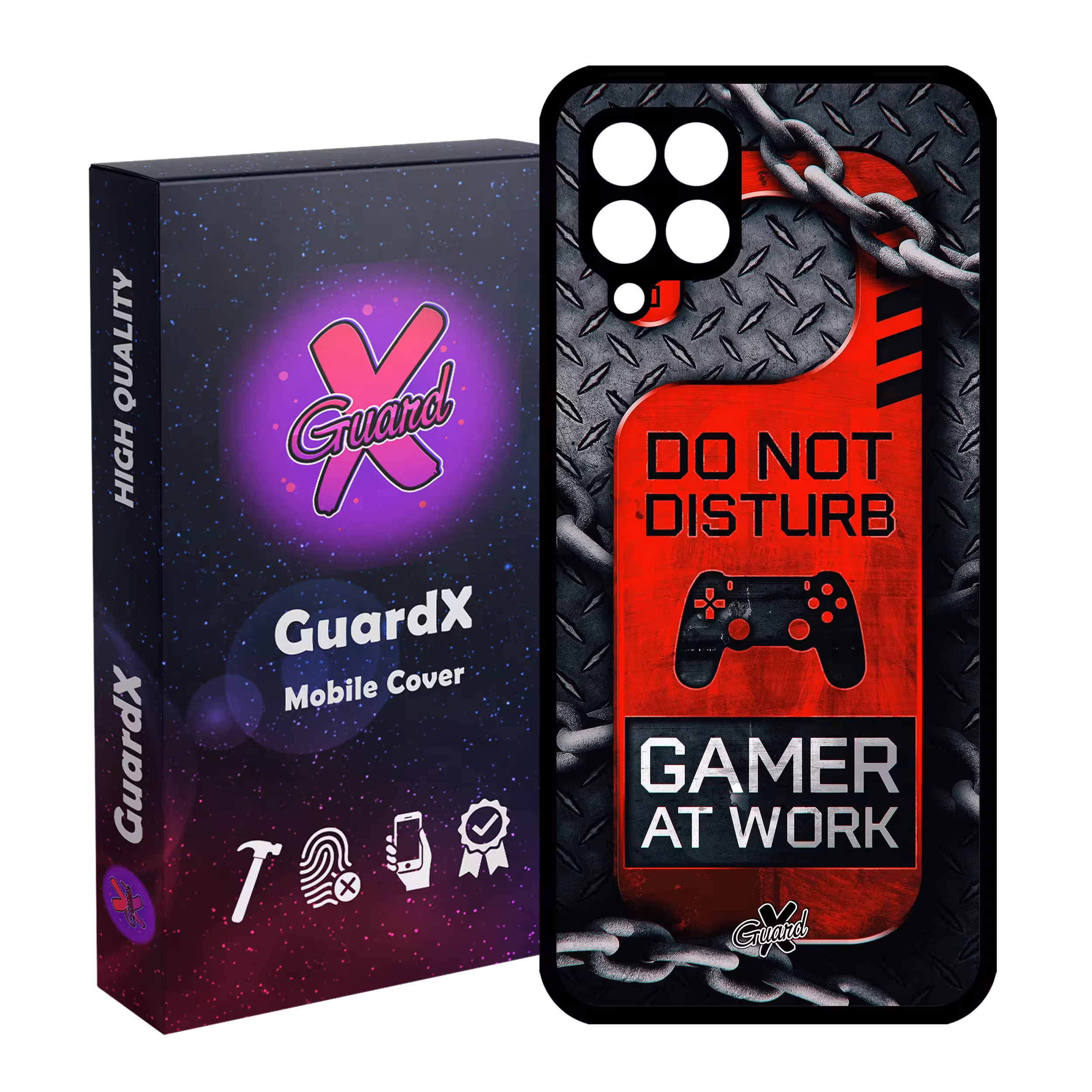 کاور گارد ایکس طرح Gamer مدل Glass10001 مناسب برای گوشی موبایل سامسونگ Galaxy A12