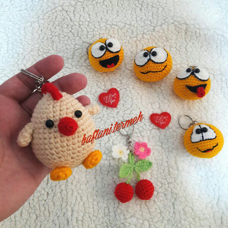 آویزهای عروسکی دستبافت