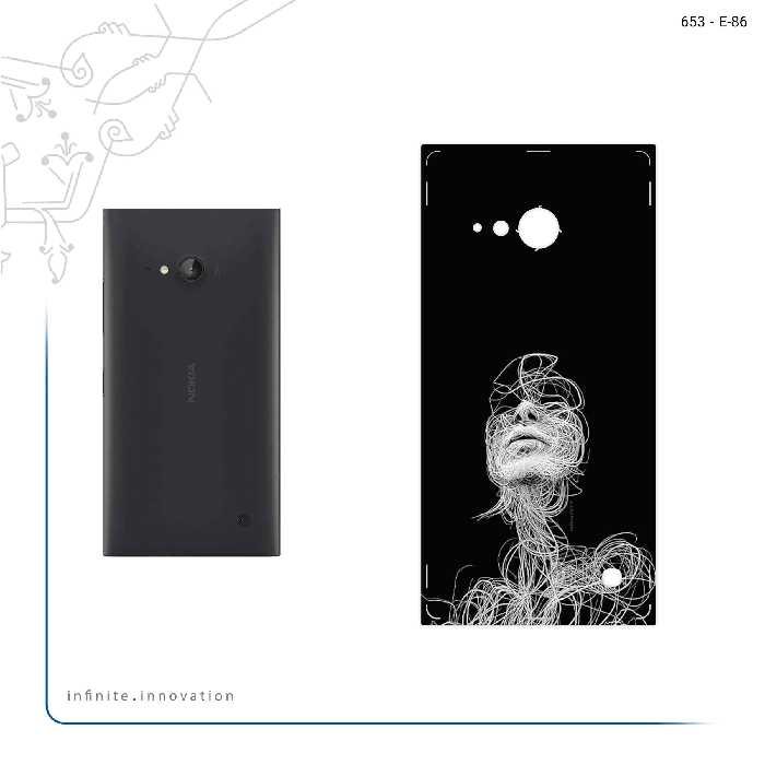 برچسب پوششی ماهوت مدل Strings Digital Art 2 مناسب برای گوشی موبایل نوکیا Lumia 730