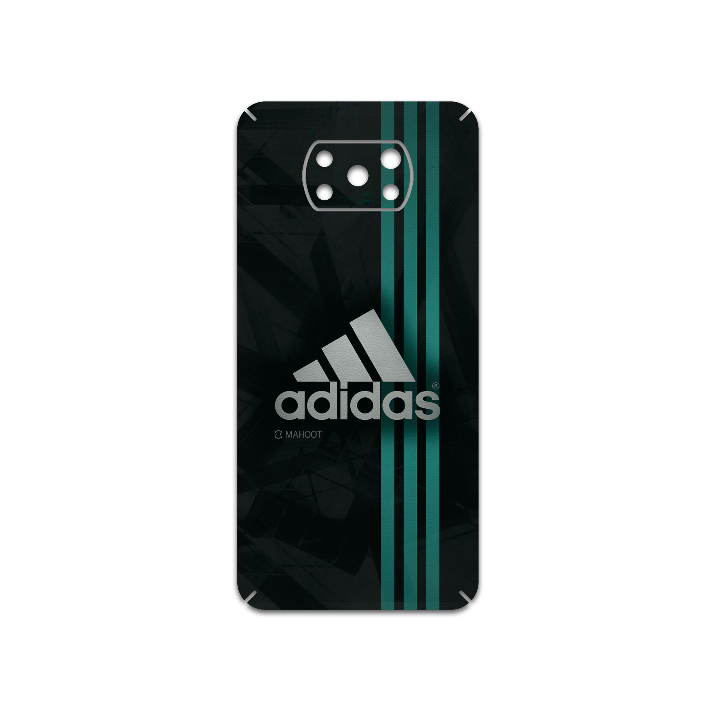 برچسب پوششی ماهوت مدل adidas-Logo مناسب برای گوشی موبایل شیائومی Poco X3 NFC