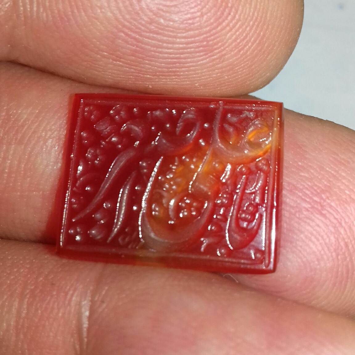 نگین یمن تراش و حکاکی کهنه شاهکار استاد م زرین مخصوص خاص پسندان