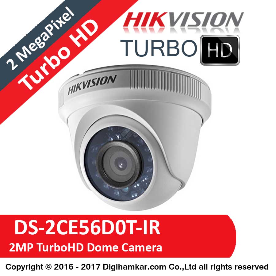 دوربین مداربسته TurboHD دام هایک ویژن مدل DS-2CE56D0T-IR