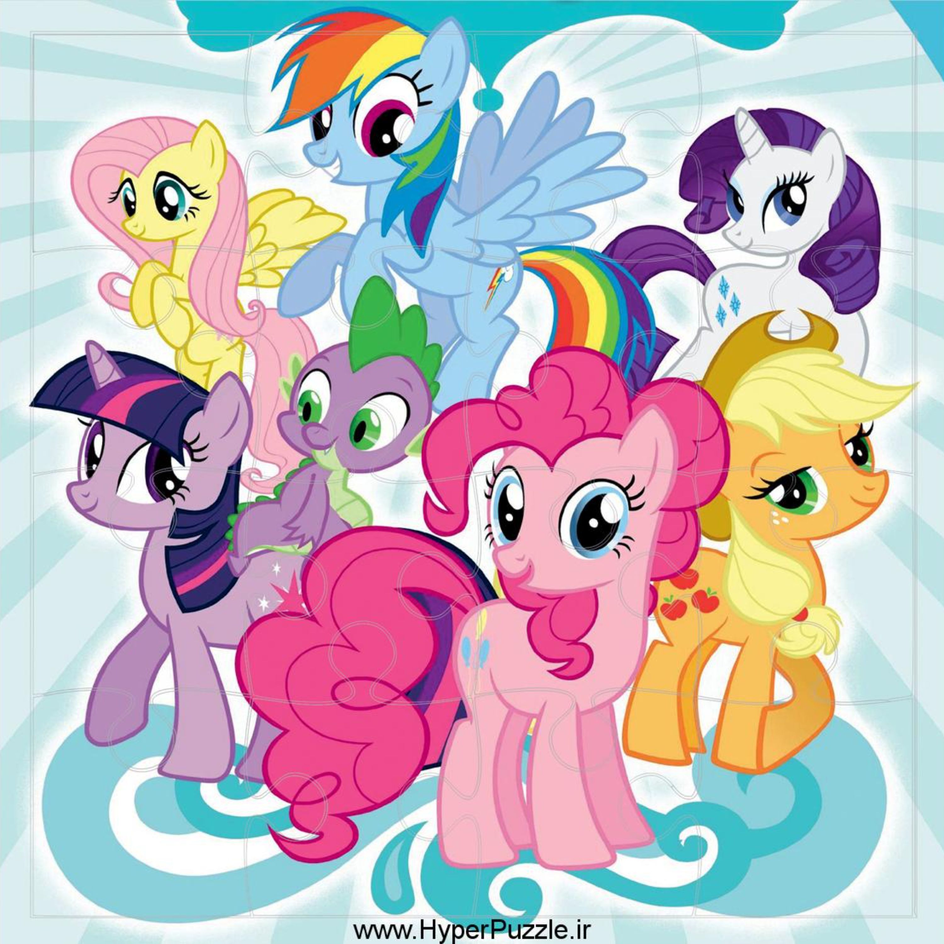 پازل پونی کوچولو 16 تکه 