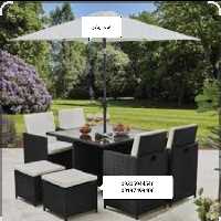 چتر پایه وسط مربع قطر 3متر