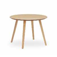 میز گرد نظری مدل تریا تمام چوب