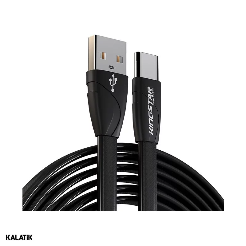 کابل تبدیل USB Type-A به USB Type-C کینگ استار مدل K112C به طول 1.2 متر