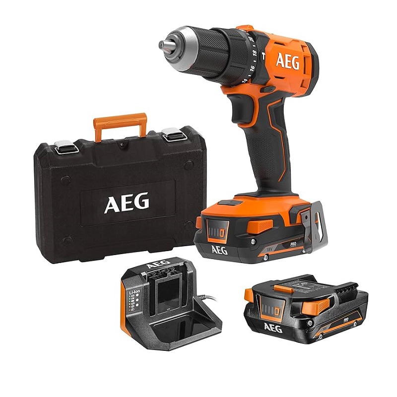 دریل شارژی چکشی 18 ولت لیتیومی آاگ مدل BSB18G4-202C