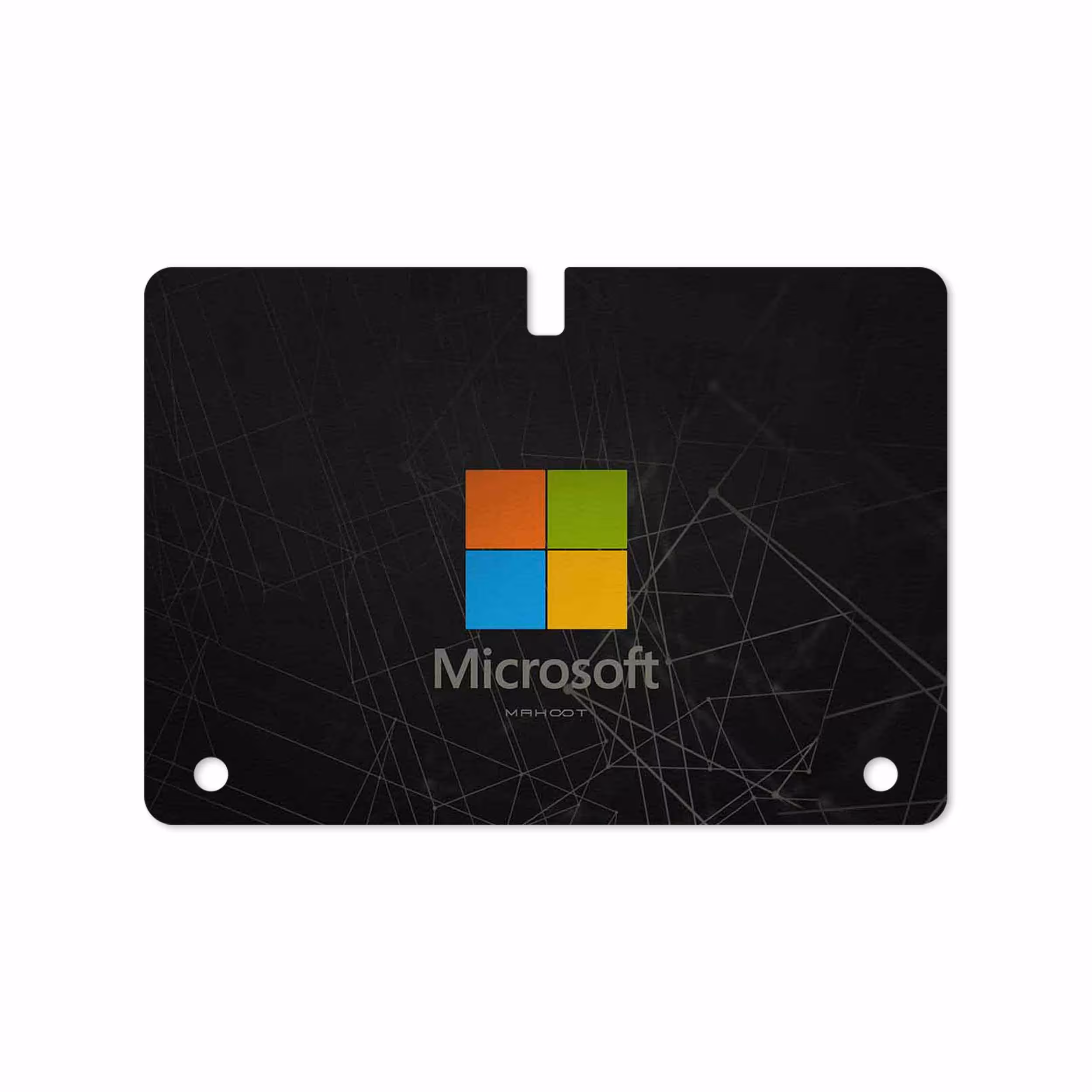 برچسب پوششی ماهوت مدل Microsoft-Logo مناسب برای تبلت سامسونگ Galaxy Tab S 10.5 2014 T800