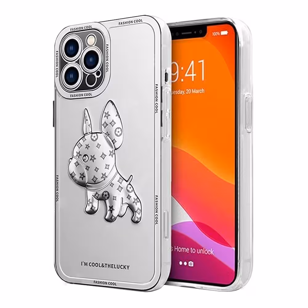 کاور مدل کروم طرح برجسته مناسب برای گوشی موبایل اپل iPhone 13 Pro