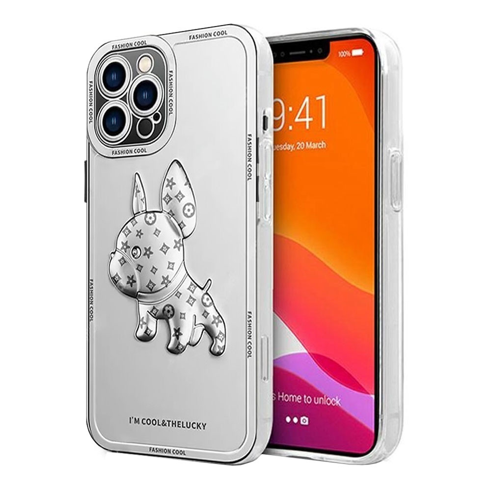 کاور مدل کروم طرح برجسته مناسب برای گوشی موبایل اپل iPhone 13 Pro