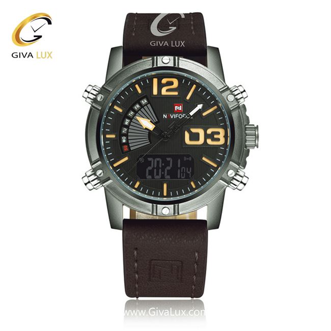 ساعت مردانه دوزمانه نوی فورس مدل nf9095m