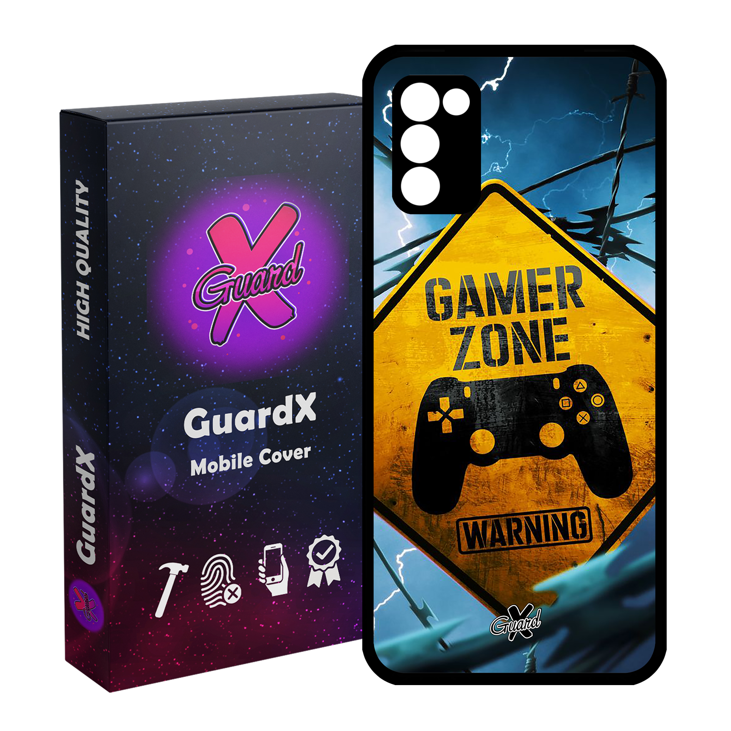 کاور گارد ایکس طرح Gamer مدل Glass10015 مناسب برای گوشی موبایل سامسونگ Galaxy A03s