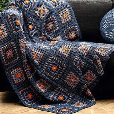 شال مبل و تخت مدل موتیف سایز 120×120 سانتیمتر