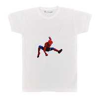 تی شرت بچگانه پرمانه طرح اسپایدر من کد pmt.404